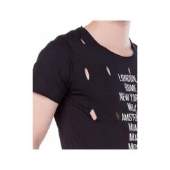 Red Bridge Herren World Travel T-Shirt Schwarz -EA7 Geschaft m1075 black red bridge herren world travel t shirt schwarz m10757