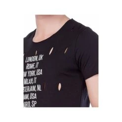 Red Bridge Herren World Travel T-Shirt Schwarz -EA7 Geschaft m1075 black red bridge herren world travel t shirt schwarz m10759