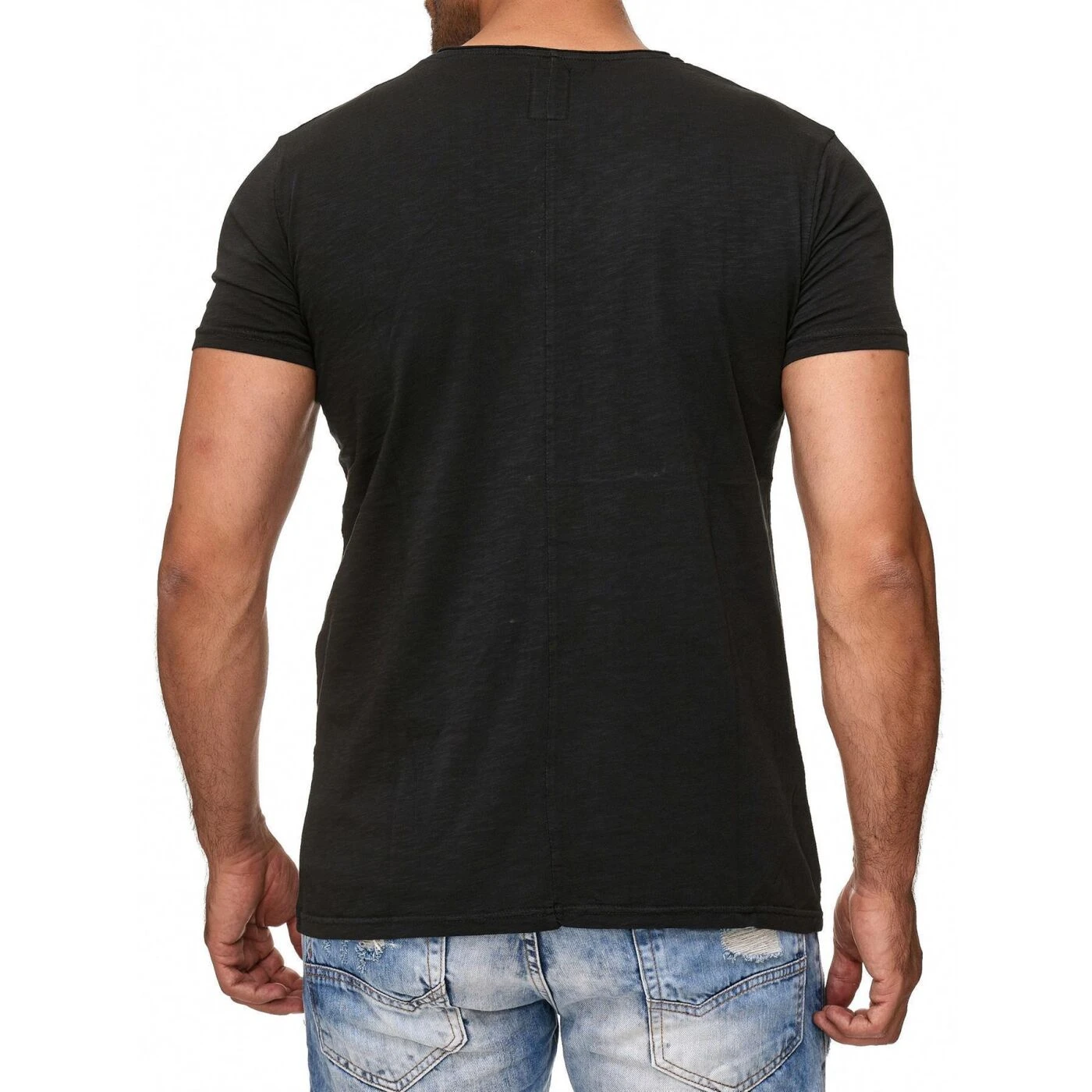 Red Bridge Herren V-Neck T-Shirt Schwarz 7 Red Bridge Herren V-Neck T-Shirt Schwarz – Bild 5