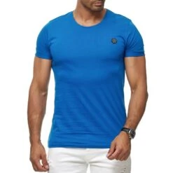 Red Bridge Herren T-Shirt Basic Kurzarm Shirt Umgekrempelt -EA7 Geschaft m1303 red bridge herren t shirt basic kurzarm shirt umgekrempelt m1303 457