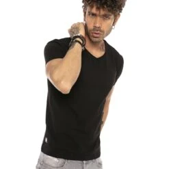 Red Bridge Herren T-Shirt V-Neck Ausschnittgröße - Eng -EA7 Geschaft m1312 red bridge herren t shirt v neck ausschnittgroesse eng9