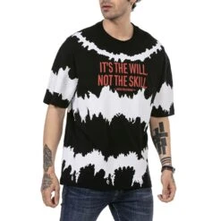 Red Bridge Herren T-Shirt Oversized Contrast Will Not Skill