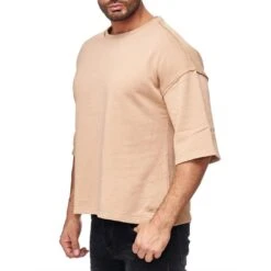 Red Bridge Herren Big Shirt Sweatshirt Camel