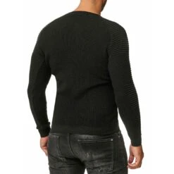 Red Bridge Herren Strickpullover Ribbed Arms Pullover -EA7 Geschaft m3086 red bridge herren strickpullover ribbed arms pullover4