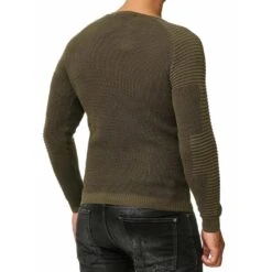 Red Bridge Herren Strickpullover Ribbed Arms Pullover -EA7 Geschaft m3086 red bridge herren strickpullover ribbed arms pullover8