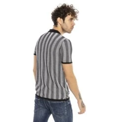 Red Bridge Herren Poloshirt Strick T-Shirt Striped Knit -EA7 Geschaft m3103 red bridge herren poloshirt strickpullover kurzarm striped m31038