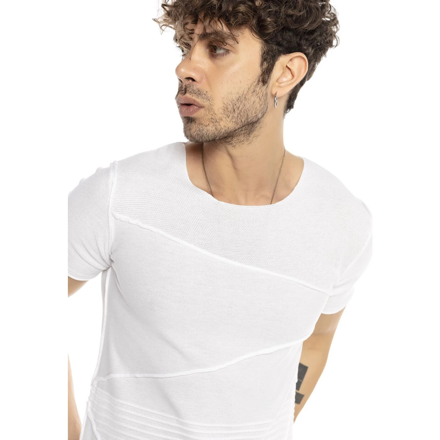 Red Bridge Herren T-Shirt Strick Shirt Structure Round Neck 6 Red Bridge Herren T-Shirt Strick Shirt Structure Round Neck – Bild 4