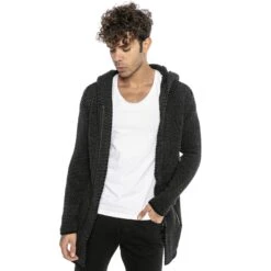 Red Bridge Herren Strickjacke Cardigan Hoodie Sweat-Jacke Shield