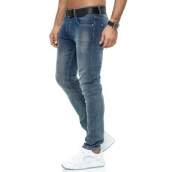 Red Bridge Herren Jeans Hose Slim-Fit Denim Stonewashed Arena B