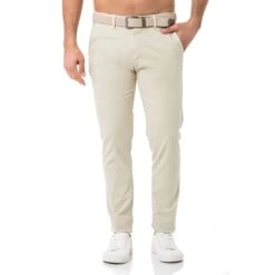 Red Bridge Herren Hose Chino Pants Mit Gürtel -EA7 Geschaft m4262b red bridge herren hose chino pants mit guertel9