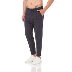 EA7 Geschaft 11 Red Bridge Herren Hose Freizeit Knöchelhose Kariert