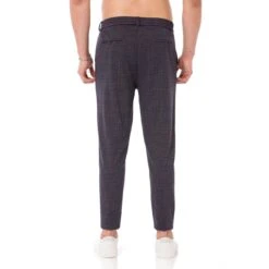 EA7 Geschaft -EA7 Geschaft m4301 red bridge herren hose freizeit knoechelhose kariert2