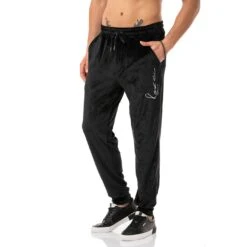 Red Bridge Herren Jogginghose Velour Signature