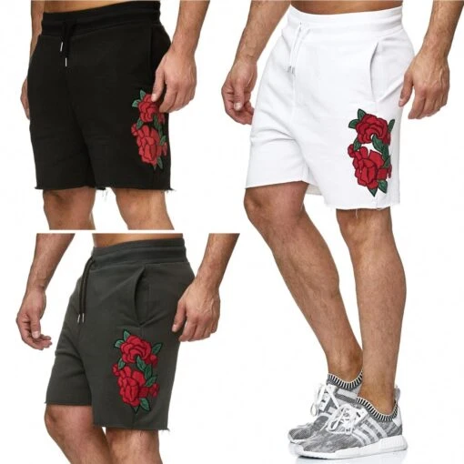 Red Bridge Herren Short Kurze Hose Sweatpant Jogginghose Stiched Flowers 5 Red Bridge Herren Short Kurze Hose Sweatpant Jogginghose Stiched Flowers -EA7 Geschaft m4833 red bridge herren short kurze hose sweatpant jogginghose stiched flowers m4833