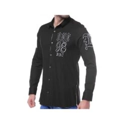 Red Bridge Herren Rockabilly Hemd Schwarz -EA7 Geschaft m5002 black red bridge herren rockabilly hemd schwarz m50023