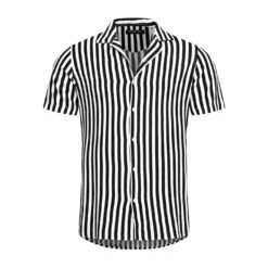Red Bridge Herren Kurzarm Hemd Gestreift