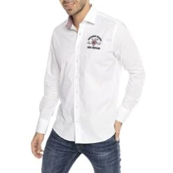 Red Bridge Herren Diamond RBJ-98 Design Modern Fit Langarm Hemd -EA7 Geschaft m5029 red bridge herren diamond rbj 98 design modern fit langarm hemd m5029 282