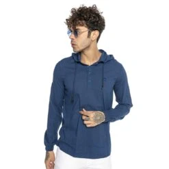 Red Bridge Herren Hemd Leinenhemd Kapuzenhemd Sweater Tunik-Hooded -EA7 Geschaft m5039 red bridge herren hemd leinenhemd kapuzenhemd sweater m5039 154