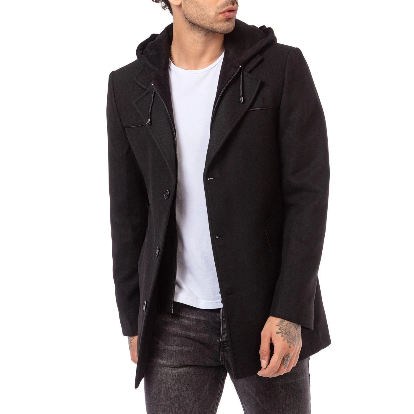 Red Bridge Herren Mantel Trenchcoat Lange Jacke 9 Red Bridge Herren Mantel Trenchcoat Lange Jacke – Bild 7