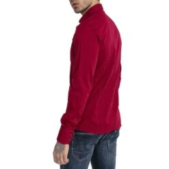 Red Bridge Herren Basic Design Slim Fit Langarm Hemd Bordeaux -EA7 Geschaft r 2111 bordeaux red bridge herren basic design slim fit langarm hemd bordeaux r 21115