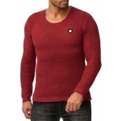Red Bridge Herren Men Of The Year Strickpullover Pullover Bordeaux