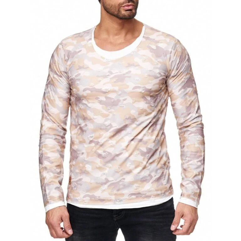 EA7 Geschaft 35 EA7 Geschaft -EA7 Geschaft m2039 beige red bridge herren double layer winter sky camouflage pullover beige m2039 768x768 1